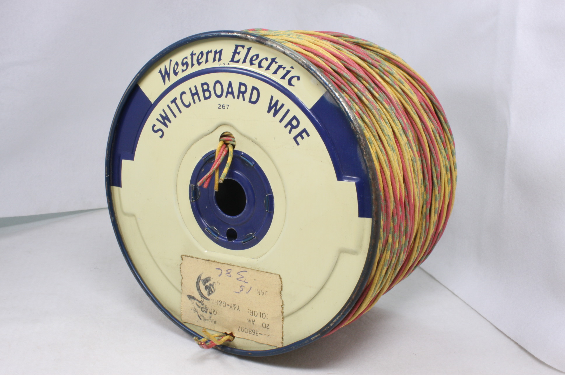 Western Electric スピーカーケーブル WE 絹巻き 単線