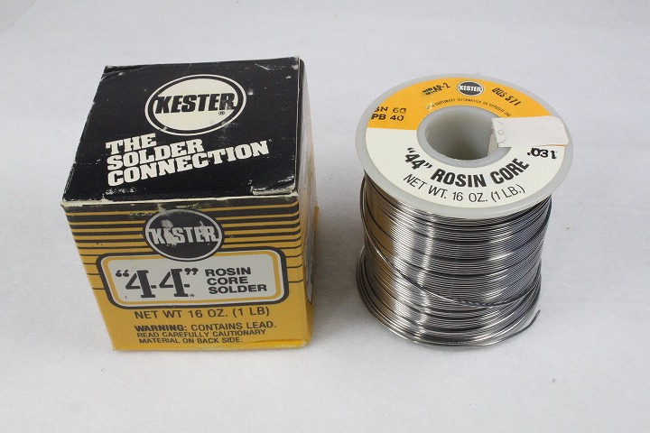 KESTER 44 SOLDER  ヤニ入りハンダ 太さ1mm